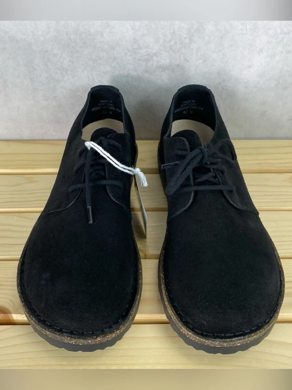 Birkenstock Uppsala Low Suede Leather Black Casual Comfot Oxfords Shoes 42 EUR
